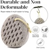 image:imageBAIMEI IcyMe Body Bath Sponge for Shower  Soft amp Exfoliating 2PackPink Grey