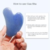 image:imageBAIMEI IcyMe Gua Sha amp Jade Face Roller SetFacial Beauty Skin Care ToolsBlue