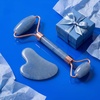 image:imageBAIMEI IcyMe Gua Sha amp Jade Face Roller SetFacial Beauty Skin Care ToolsBlue