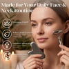 image:imageBAIMEI IcyMe Gua Sha amp Jade Face Roller SetFacial Beauty Skin Care ToolsGrey