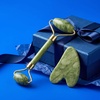 image:imageBAIMEI IcyMe Gua Sha amp Jade Face Roller SetFacial Beauty Skin Care ToolsJade Green