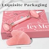 image:imageBAIMEI IcyMe Gua Sha amp Jade Face Roller SetFacial Beauty Skin Care ToolsPink