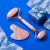 image:imageBAIMEI IcyMe Gua Sha amp Jade Face Roller SetFacial Beauty Skin Care ToolsPink