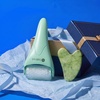 image:imageBAIMEI IcyMe Ice Roller for Face amp Gua Sha Set Depuff amp Migraine ReliefDark Green