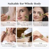 image:imageBAIMEI IcyMe Jade Roller amp Gua Sha Facial Tool Set for Face DepuffingGreen