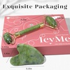 image:imageBAIMEI IcyMe Jade Roller amp Gua Sha Facial Tool Set for Face DepuffingGreen