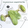 image:imageBAIMEI IcyMe Jade Roller amp Gua Sha Facial Tool Set for Face DepuffingGreen