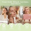 image:imageBAIMEI IcyMe Jade Roller amp Gua Sha Facial Tool Set for Face DepuffingLight Green