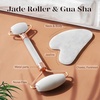 image:imageBAIMEI IcyMe Jade Roller amp Gua Sha Facial Tool Set for Face DepuffingWhite