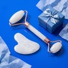image:imageBAIMEI IcyMe Jade Roller amp Gua Sha Facial Tool Set for Face DepuffingWhite