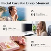 image:imageBAIMEI IcyMe Natural Jade Gua Sha Facial ToolGreenPink