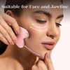 image:imageBAIMEI IcyMe Natural Jade Gua Sha Facial ToolGreenPink