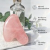 image:imageBAIMEI IcyMe Natural Jade Gua Sha Facial ToolGreenPink