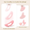 image:imageBAIMEI IcyMe Natural Jade Gua Sha Facial ToolGreenSoft Pink