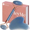 image:imageBAIMEI IcyMe Gua Sha amp Jade Face Roller SetFacial Beauty Skin Care ToolsBlue